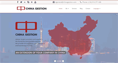 Desktop Screenshot of chinagestion.com