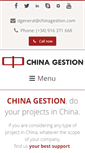 Mobile Screenshot of chinagestion.com
